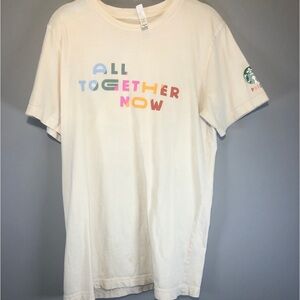 Starbucks Lady Gaga Employee T Shirt Gay Pride Unisex Born This Way Medium LGBTQ